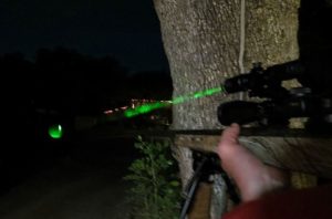 لیزر اسلحه در شب
